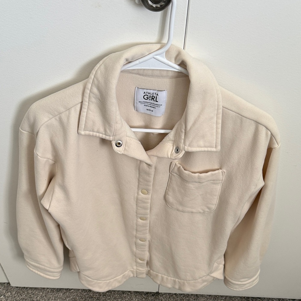 Athleta Cream Kids Jacket
